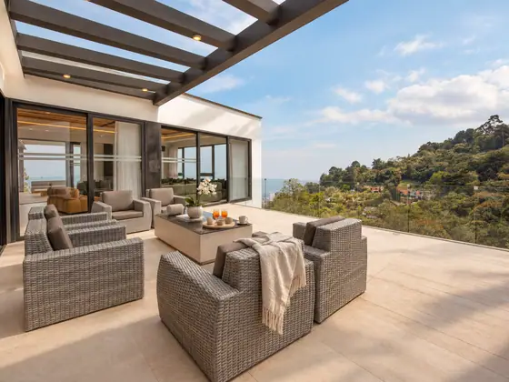 Covered terrace