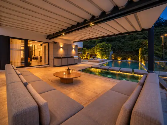 Covered terrace