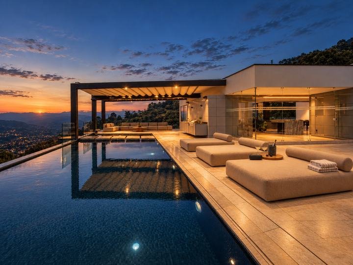 Skyline Bachelor Villa | Heated Infinity Pool